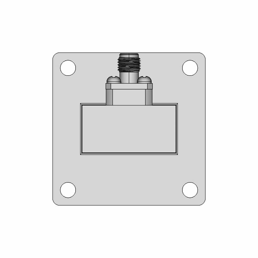 Waveguide to Coaxial Adapter HD-100WCASKPA 8.2-12.4GHz