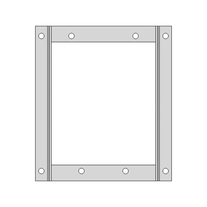 Base Frame for Dayton PTO Generator Model 6NN44