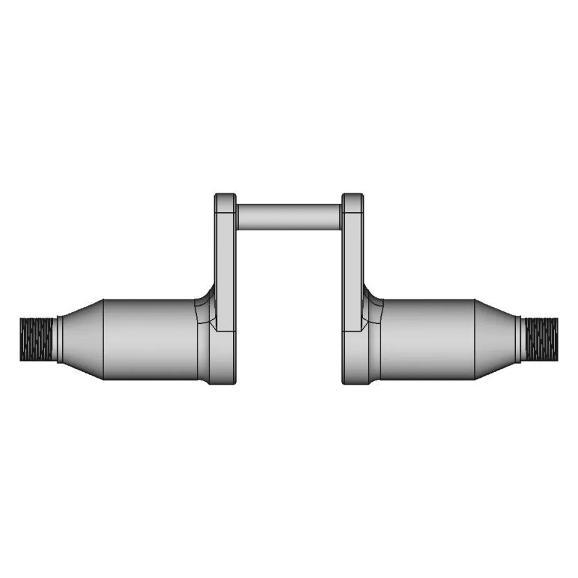 Crankshaft CAD Model for Engine Component Design