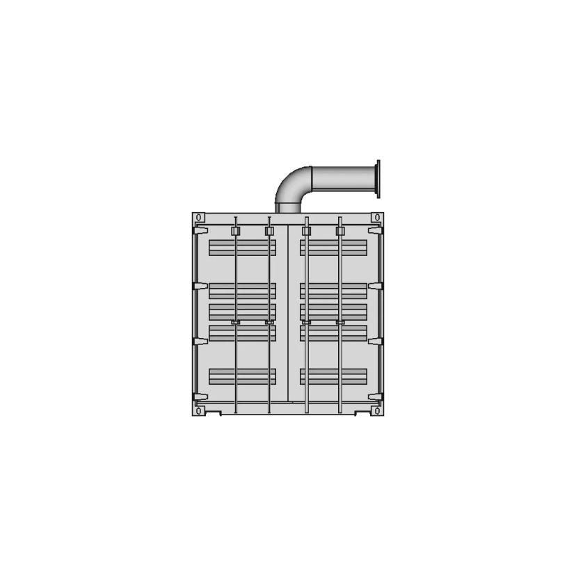 Steam Vent Silencer with Rock Muffler for Above Ground Systems