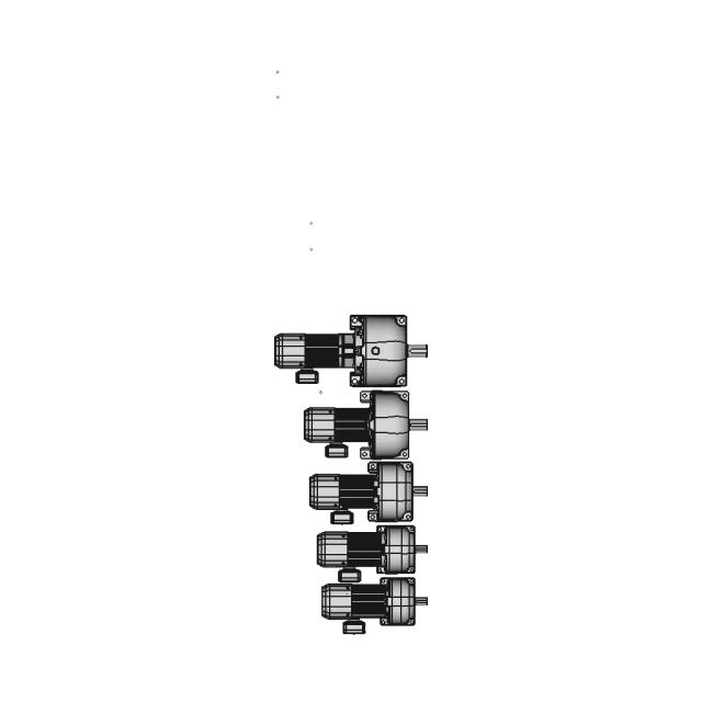 GM DPB-0.75kW Motor Reducer with Brake by Mitsubishi Electric