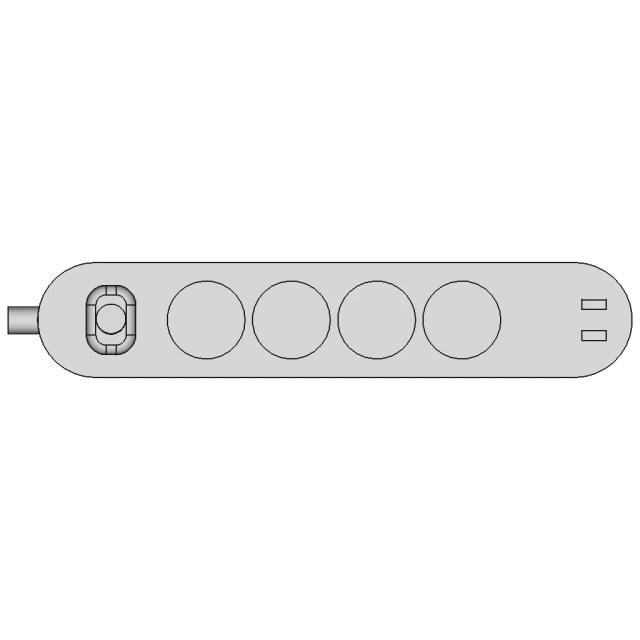 4-EU Plug Power Adapter with Dual USB Charging Ports
