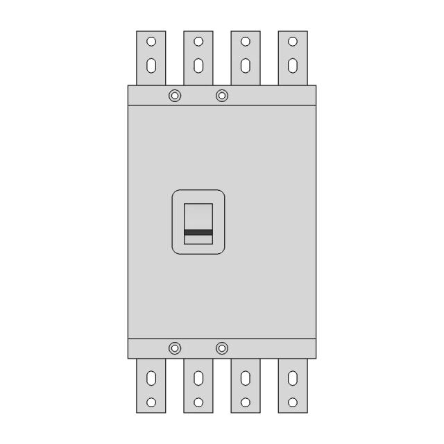 Automatic Four-Pole Circuit Breaker NF1000-SEW 4P by Mitsubishi Electric