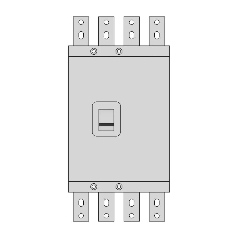 Automatic Four-Pole Circuit Breaker NF1000-SEW 4P by Mitsubishi Electric
