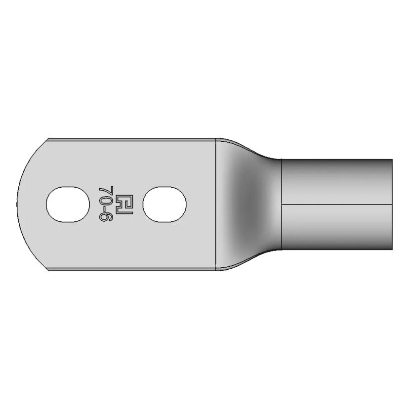 70 sqmm Cable Lug with Dual Slotted Holes