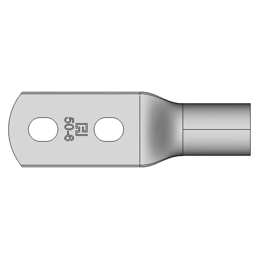 50 sqmm Cable Lug with Dual Slotted Flange Holes