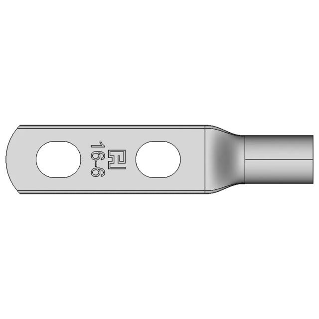 16 sqmm Cable Lug with Dual Slotted Flange Holes