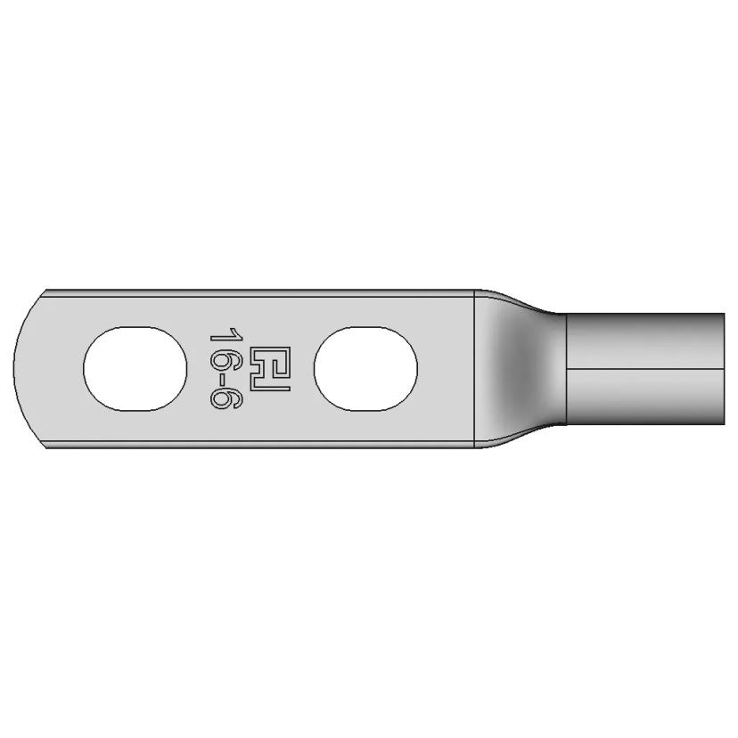 16 sqmm Cable Lug with Dual Slotted Flange Holes