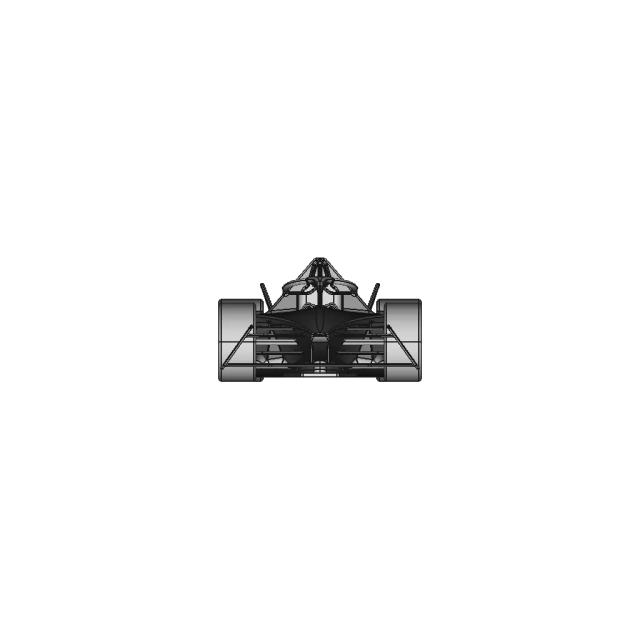 Detailed 3D Model of Formula E Gen 3 Race Car