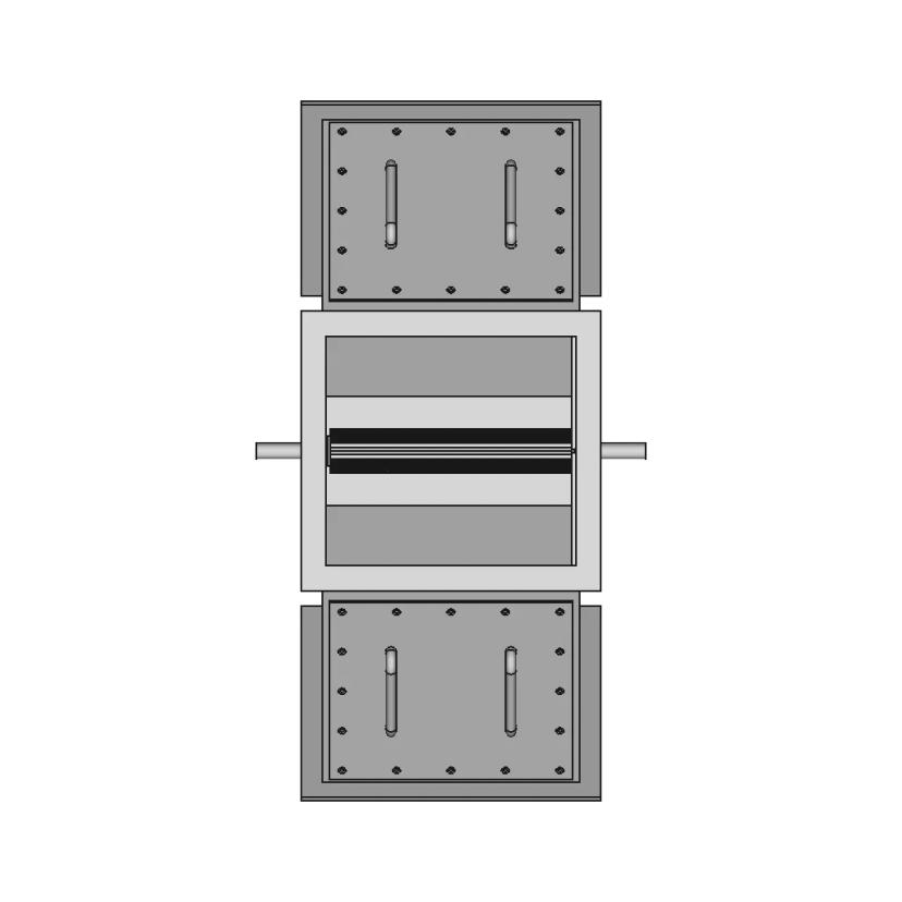 Duct Flap Gate System CAD Model for Industrial Applications