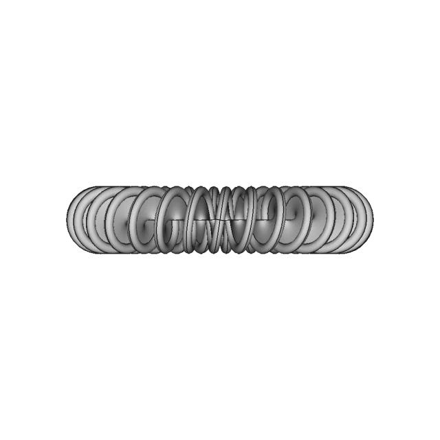 Circular Compression Spring CAD Model