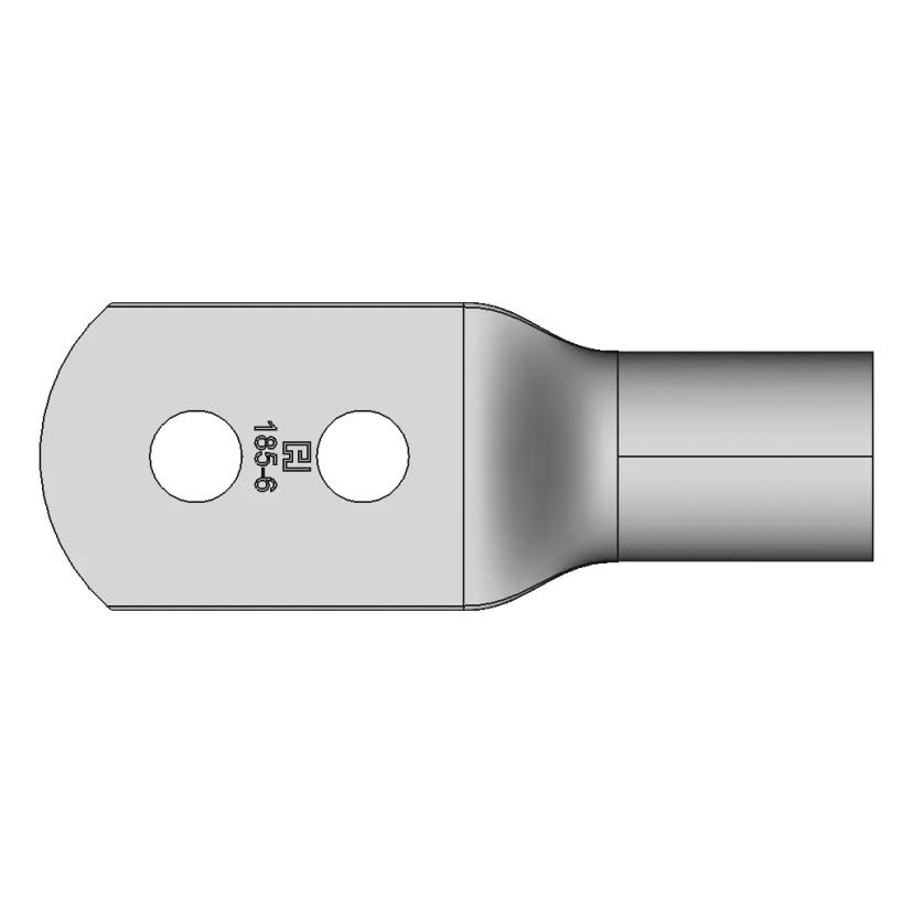 185 sqmm Cable Lug with Dual Flange Holes