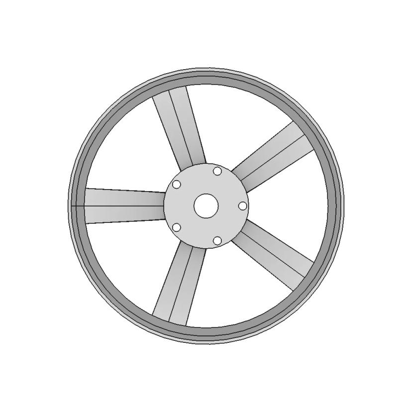 17 Inch Rim Basic Design CAD Model