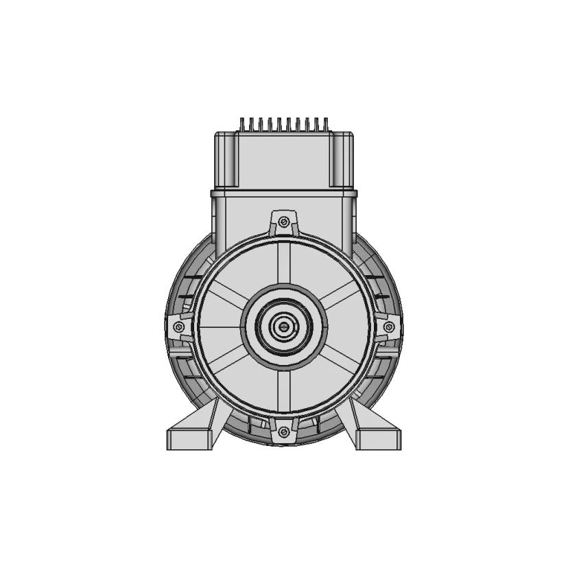 Induction Asynchronous Motor MEC63 with Aluminium Case