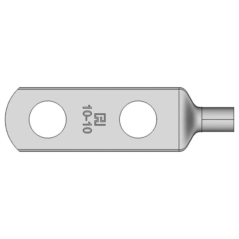 10 sqmm Cable Lug with Dual Flange Holes