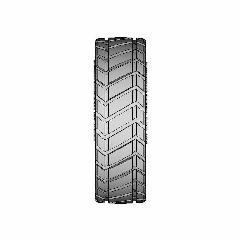 Agricultural Tire 5.00-8 with 3.00-8 Metal Sheet Rim