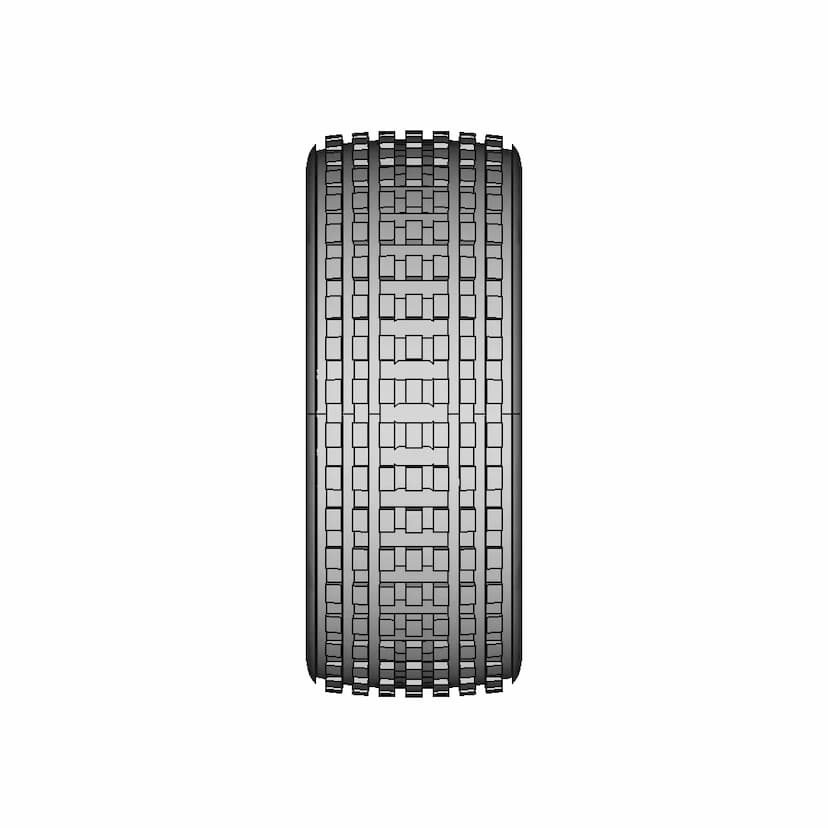 8 Inch Wheel CAD Model for Engineering Applications