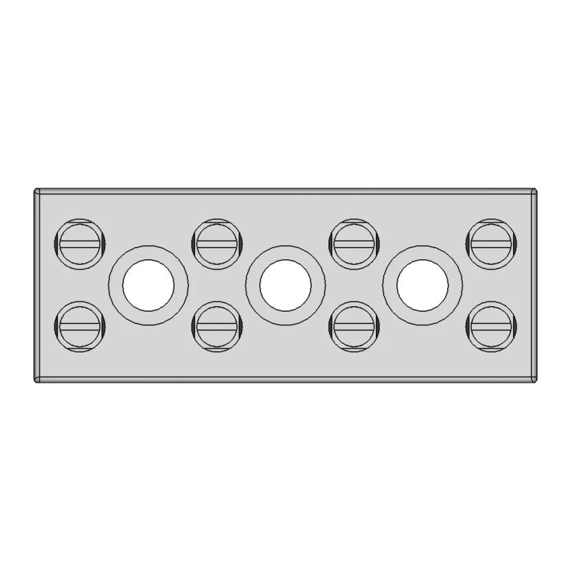 Porcelain Luster Clamp Connector for Electrical Applications