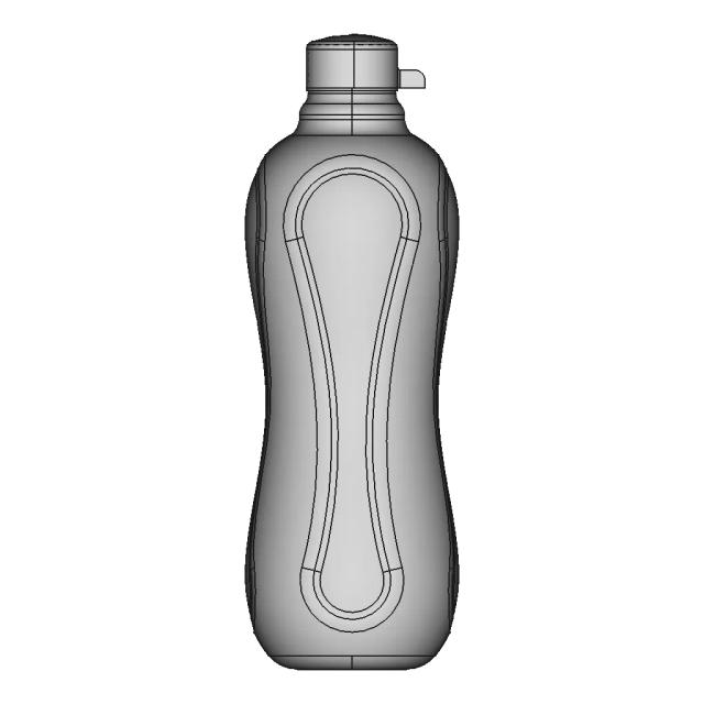 3D Model of a Bottle for Engineering Applications