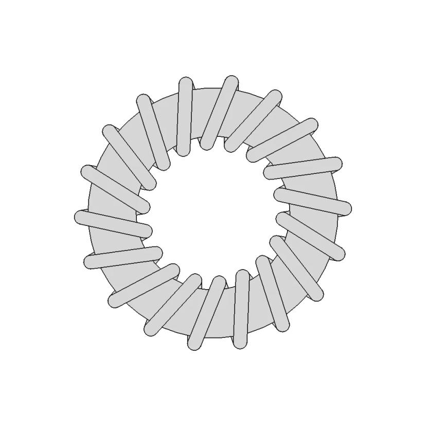 BOURNS 2301-H-RC Inductor PCB Footprint Model