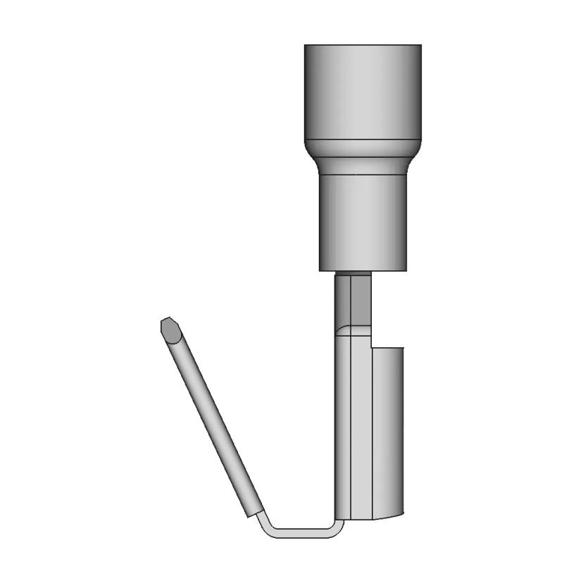 Branch Spade Terminal and Blade Receptacle CAD Model
