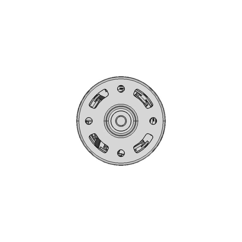 12V DC Motor with Stator Coil Design for Engineering Visualization