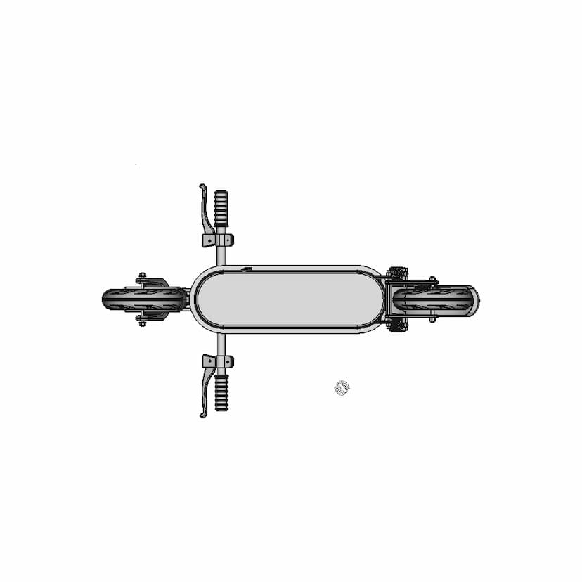 Electric Scooter CAD Model for Engineering and Design