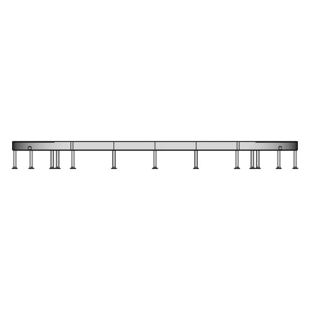 Flat Plate Conveyor Model for Industrial Material Handling