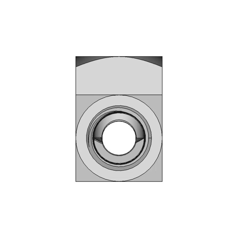 Right Angle Brass Fitting Adapter with 1/8" NPT Threads