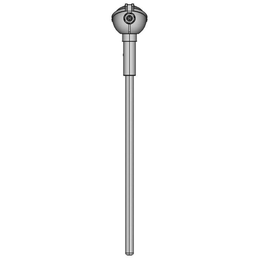 Type S Thermocouple with Double Corundum Protective Case for High-Temperature Measurement