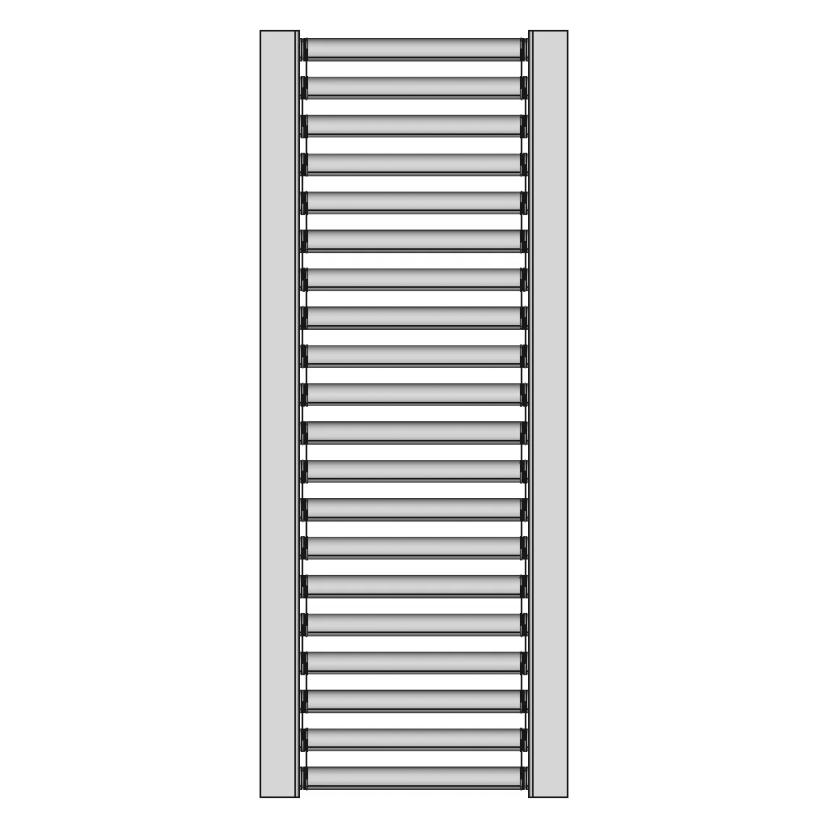 Roller Conveyor Assembly CAD Model
