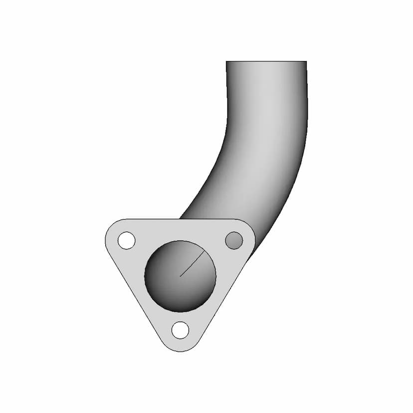 3D Surface Modeled Component in 3Dexperience