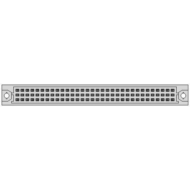 64-Pin Connector Models CONNFLY_96MacR_Ne09 and CONNFLY_96FacV_Ne09