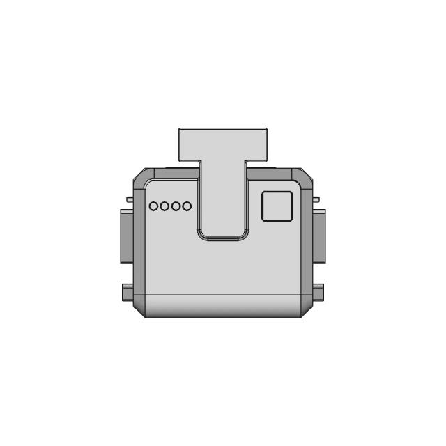 Detailed 3D Model of a Battery with Accurate Scale and Features