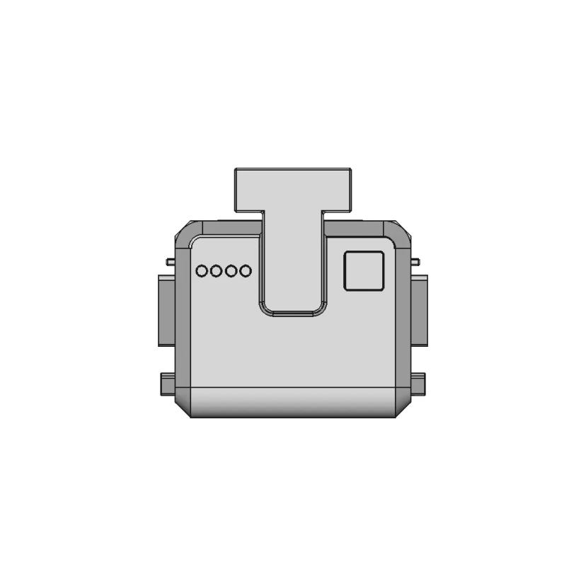Detailed 3D Model of a Battery with Accurate Scale and Features