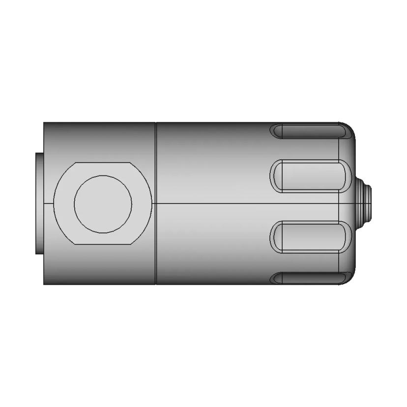 Universal Single Catch Can CAD Model for Custom Mounting Solutions