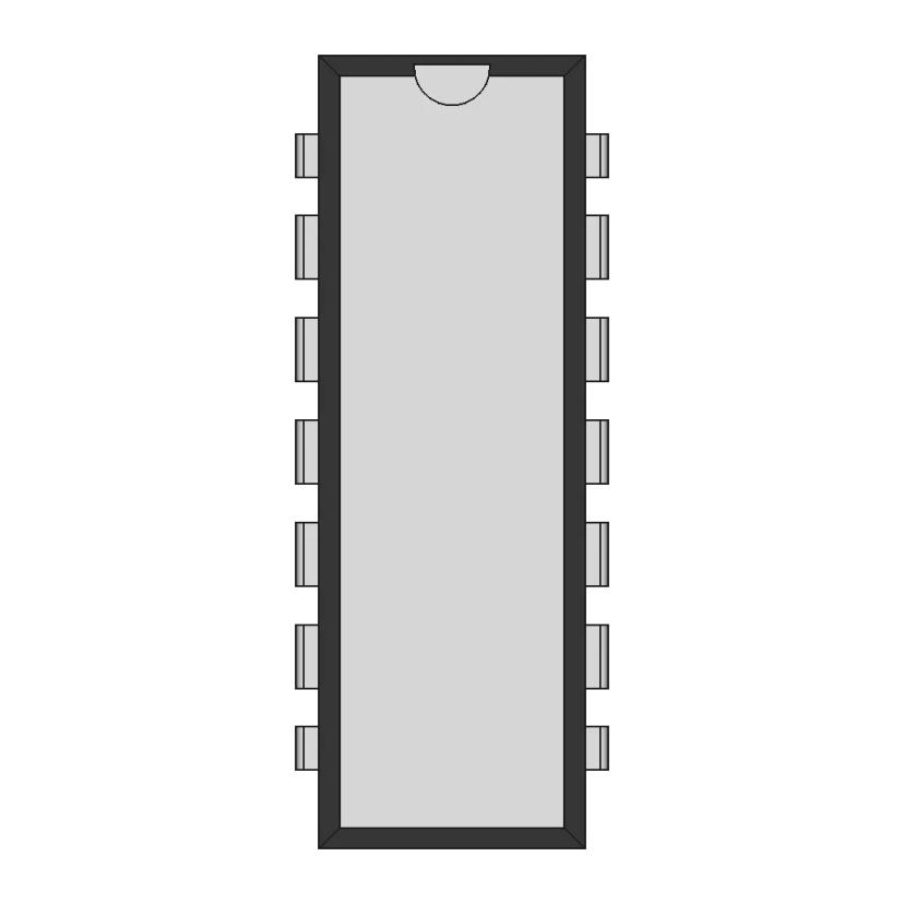 Quadruple Bus Buffer Gates with 3-State Outputs - Electronic Component