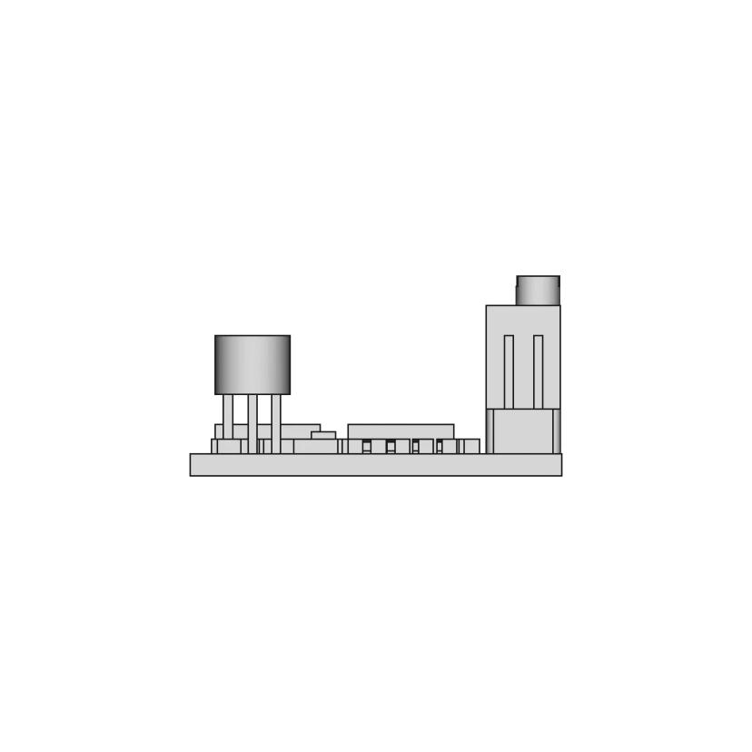 HW-685 Industrial Current to Voltage Converter Module 3D Model