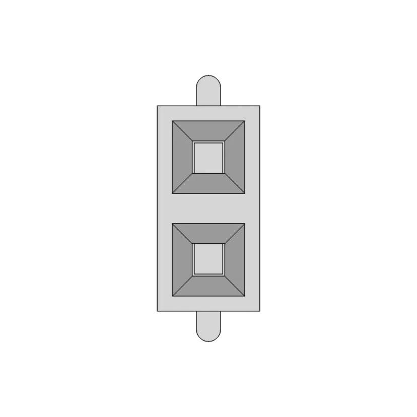 Double Row Female SMD Pin Header 2.54mm Pitch with 2-80 Pins
