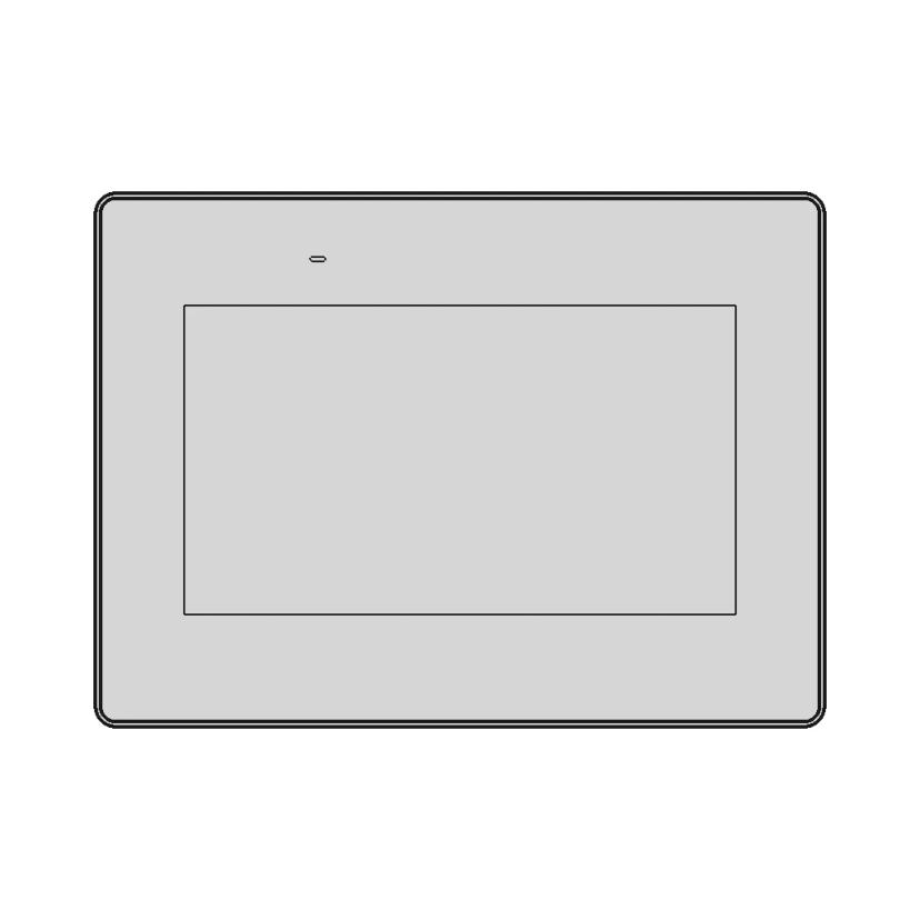 Schneider HMI Detailed Colored DWG Model
