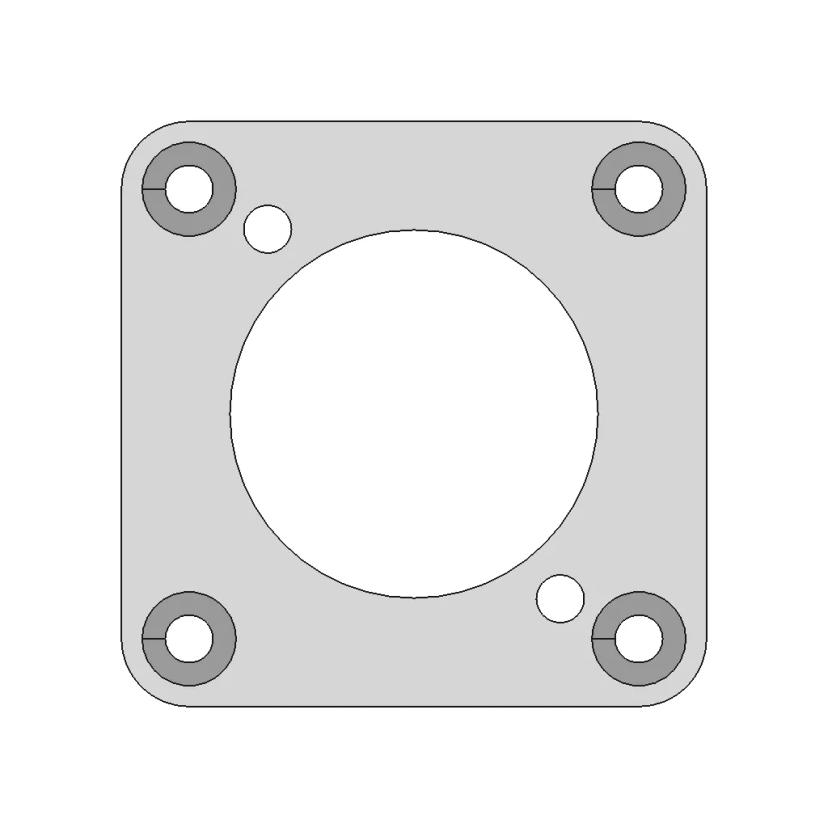 Adapter Plate for D-Type Connectors in G-Type BoXo Mini