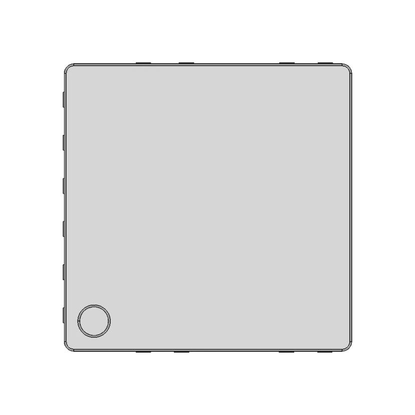 3D Model of SY8366H DC-DC Converter by Silergy Corporation