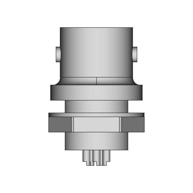 Circular 5-Position Solder Cup Connector with Panel Mount
