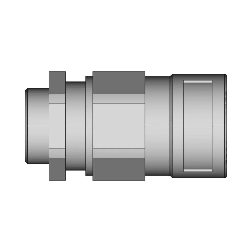 PMAFIX M32x1.5 Straight Connector with Universal Safety Clip and Cable Gland
