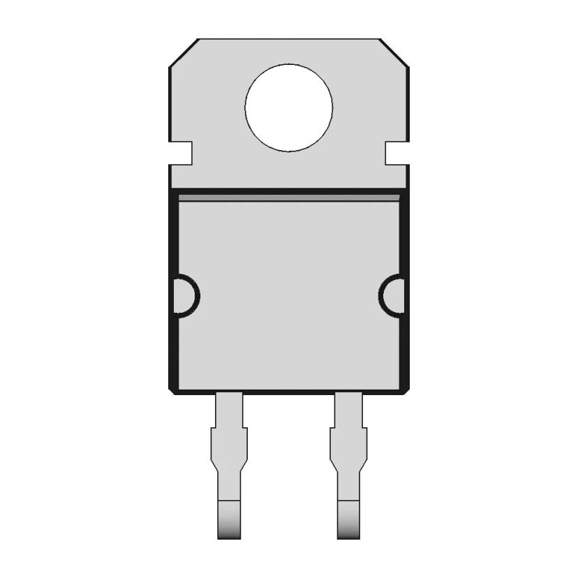 3D Models of TO-220 Packages with 2 and 3 Pins Featuring Various Lead Forming Options