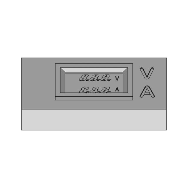 Custom Holder for Generic Module DSN VC288 with Panel Mount DC Jack