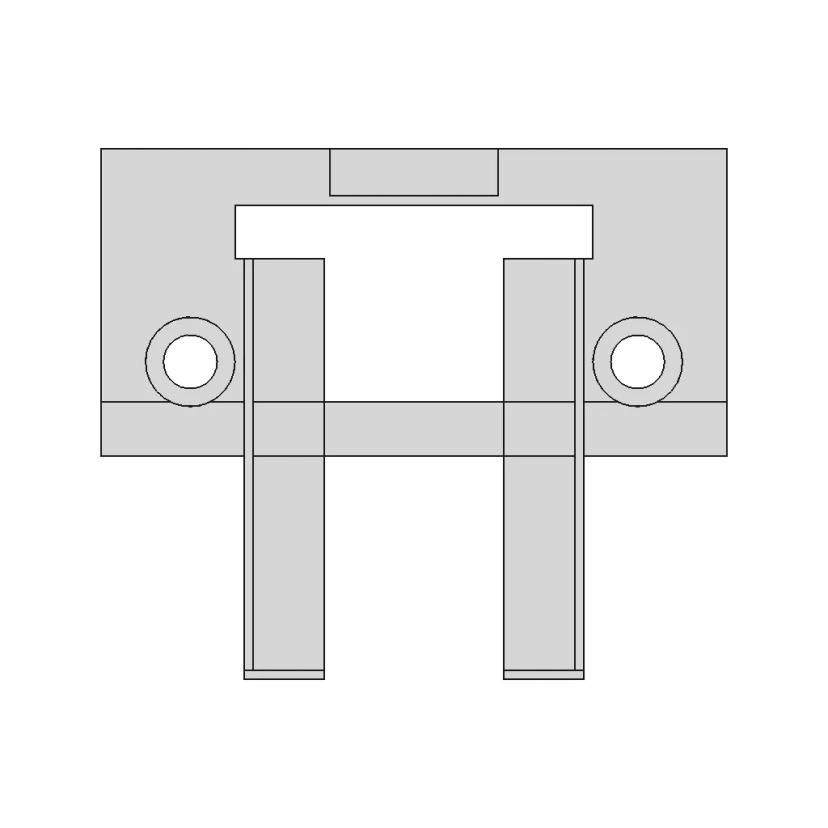 Electrical Panel Bracket for TP4056 with Protection and M2 Screw Mounts