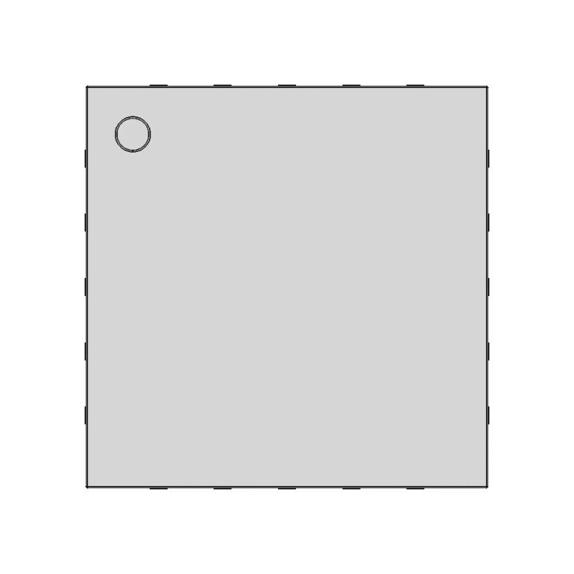 DC-DC Converter Package NDP1460QB 3D Model for Electronic Components