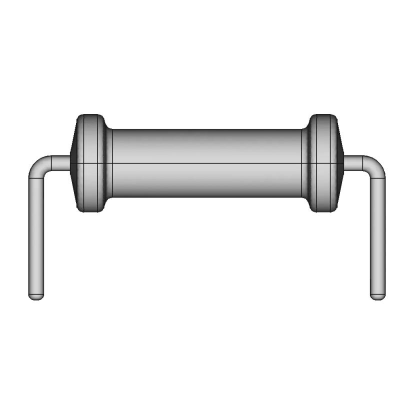 Yageo MFR50 Series 1/2W Resistor with 9.5mm Length and 3.6mm Diameter