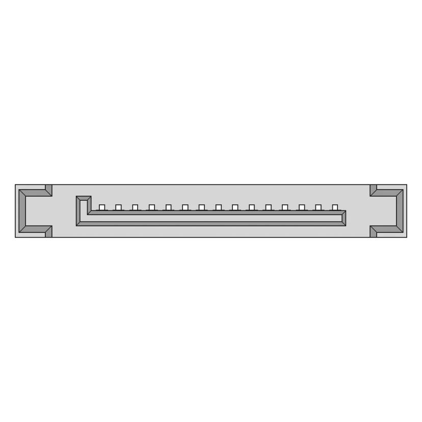 SATA Male 15-Pin Hard Disk Interface Connector